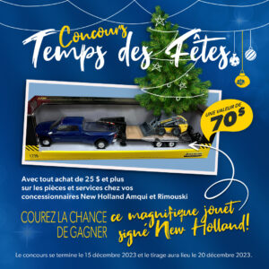 Concours jouet Noël New Holland